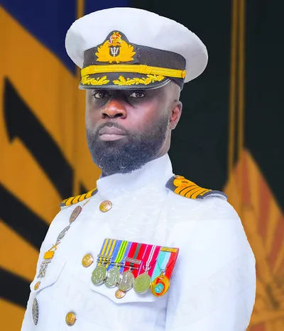 Portrait of Captain (Naval) Mark Peterson, JP, Dip.EDM, MSc (Dist), MMAS, PCSC