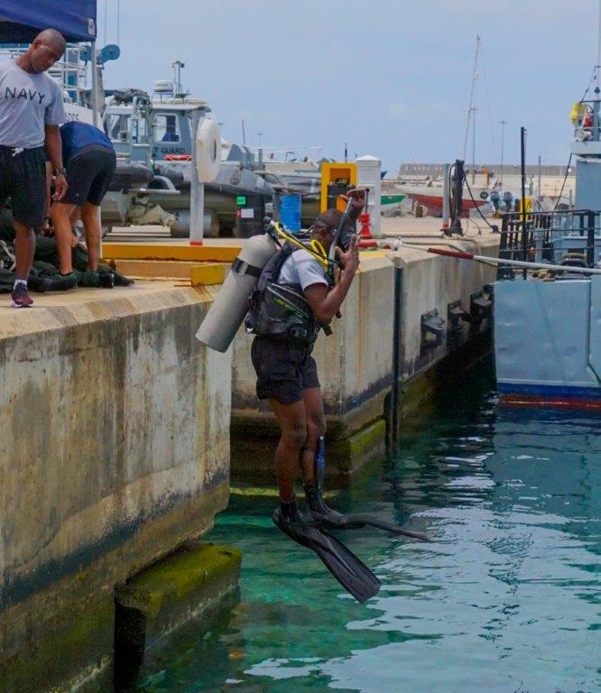 Barbados Coast Guard Dive Training